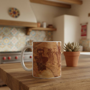 "The Ancients", Sego Canyon Utah Pictograph  Coffee Mug