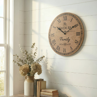 The ANDERS Family Wall Clock