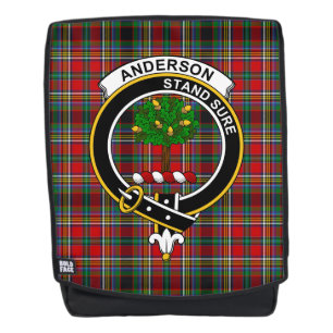 The Anderson Of Arbrake Clan Crest Tartan Plaid Backpack