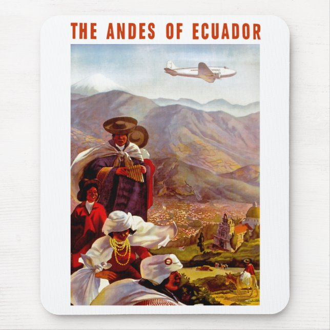 The Andes of Ecuador Mouse Mat (Front)