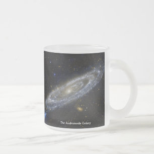 The Andromeda Galaxy Frosted Glass Coffee Mug