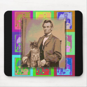 The Andy   Abraham Lincoln Mouse Mat