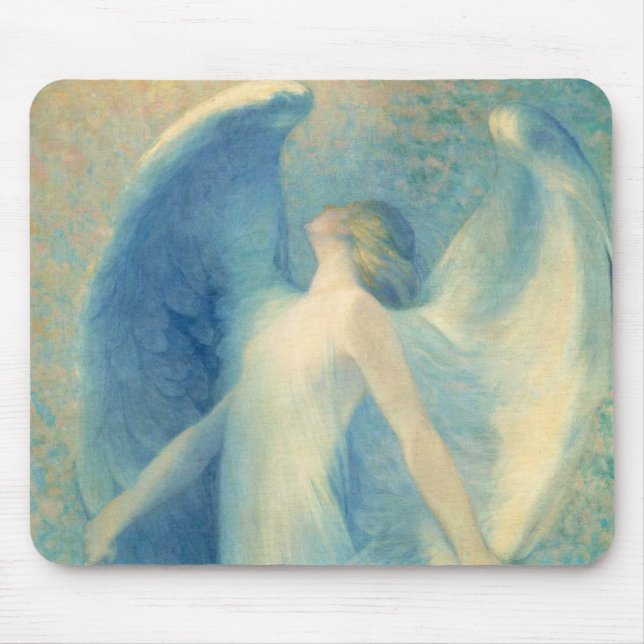 The Angel by William Baxter Closson Mouse Mat (Front)