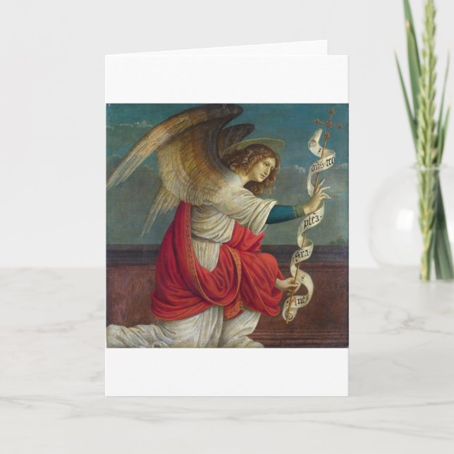 The Angel Gabriel - Gaudenzio Ferrari Holiday Card (Front)