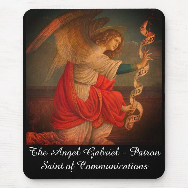 The Angel Gabriel Mouse Mat (Front)