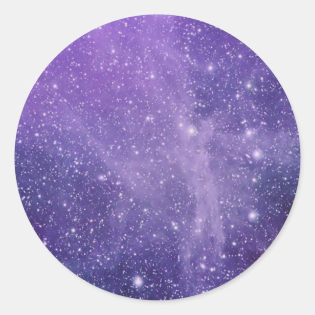 The Angel Nebula Classic Round Sticker (Front)