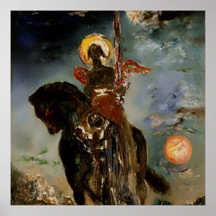 “The Angel of Death” by Gustave Moreau Poster