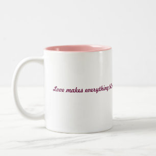 The Angel of Love Two-Tone Coffee Mug