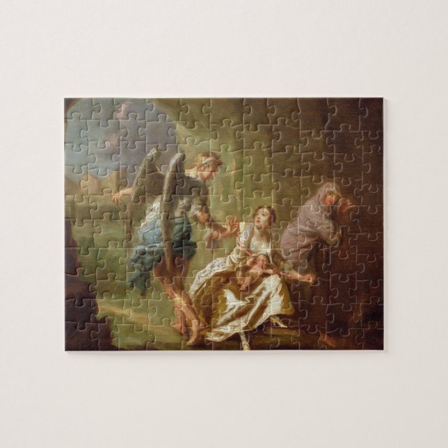 The Angel of Mercy, c.1746 (oil on canvas) Jigsaw Puzzle (Horizontal)