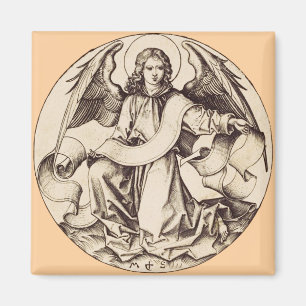 The Angel of Saint Matthew - Fine Art Symbol Magnet