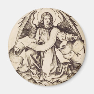 The Angel of Saint Matthew - Fine Art Symbol  Magnet