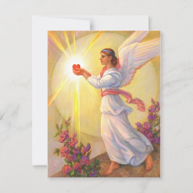 The Angel Of Saint Valentine Holiday Card (Front)