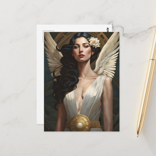 The Angel Postcard (Front/Back In Situ)
