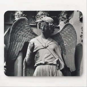 The Angel with a Smile Mouse Mat