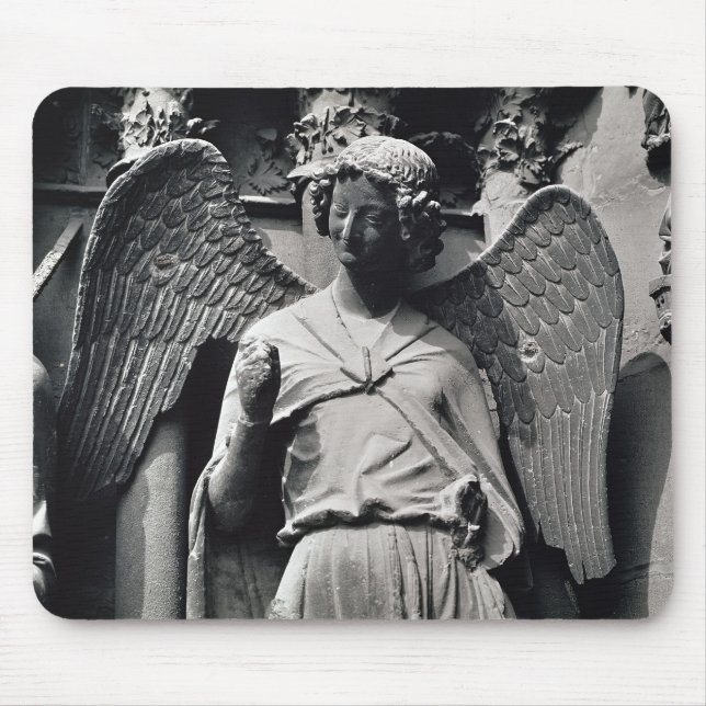 The Angel with a Smile Mouse Mat (Front)