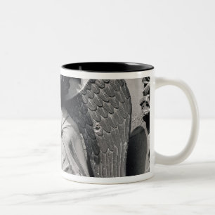 The Angel with a Smile Two-Tone Coffee Mug