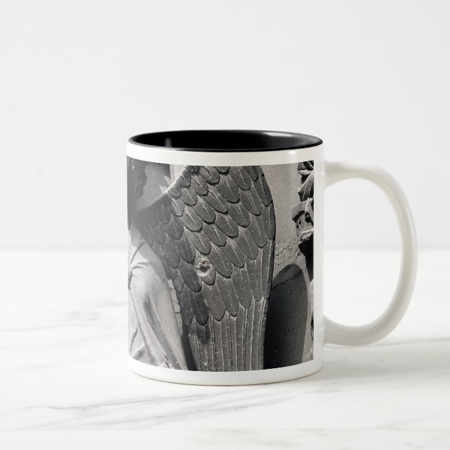 The Angel with a Smile Two-Tone Coffee Mug (Right)