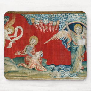 The Angel with an Open Book Mouse Mat