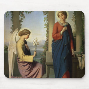 The Angelic Salutation, or The Annunciation, 1860 Mouse Mat