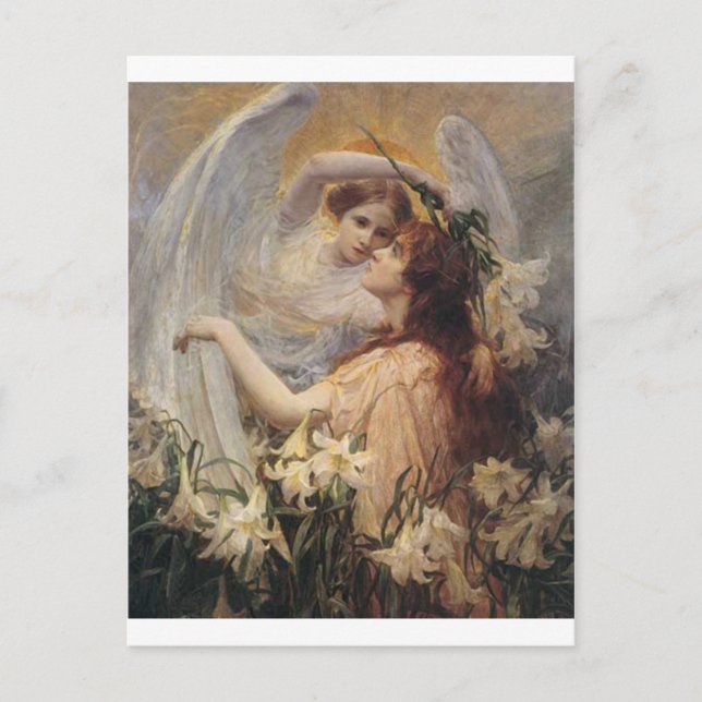 *The Angel's Message* by George Hillyard Swinstead Postcard (Front)