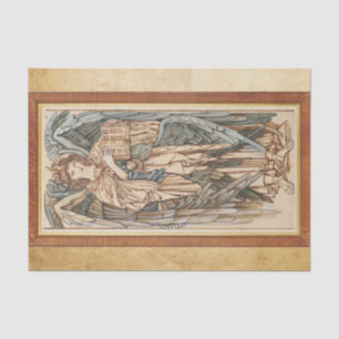 The Angels of the Hierarchy Cherubim, Burne Jones Tissue Paper