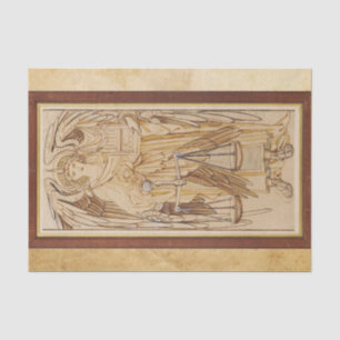 The Angels of the Hierarchy Thrones by Burne Jones Tissue Paper