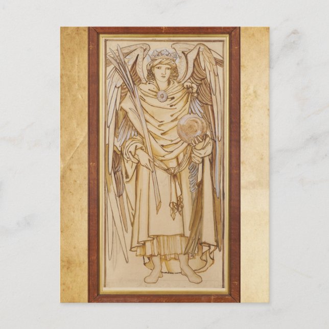 The Angels of the Hierarchy Virtues by Burne-Jones Postcard (Front)