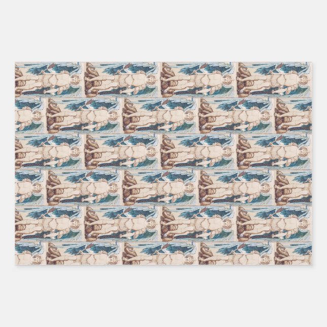 The Angels of the Hierarchy Wrapping Paper Sheet (Front)