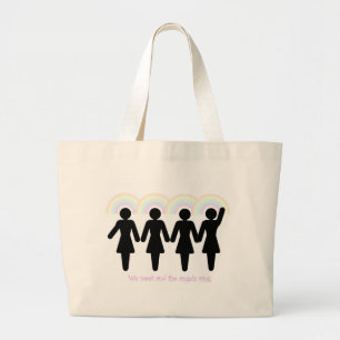 The angels ring large tote bag