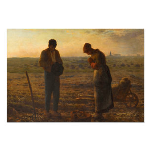 The Angelus, 1857-1859 by Jean-Francois Millet Photo Print