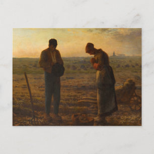 The Angelus, 1857-1859 by Jean-Francois Millet Postcard