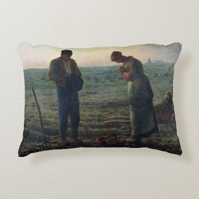 The Angelus, 1857-59 Decorative Cushion (Front)