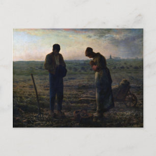 The Angelus, Jean-Francois Millet Postcard