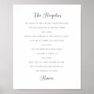 The Angelus Prayer Poster