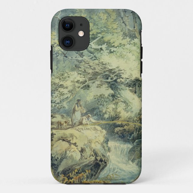 The Angler, 1794 (w/c over graphite on paper) Case-Mate iPhone Case (Back)
