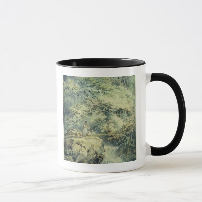 The Angler, 1794 (w/c over graphite on paper) Mug (Right)