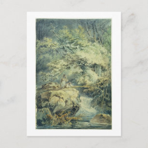 The Angler, 1794 (w/c over graphite on paper) Postcard