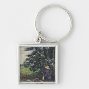 The Anglers, c.1885 Key Ring