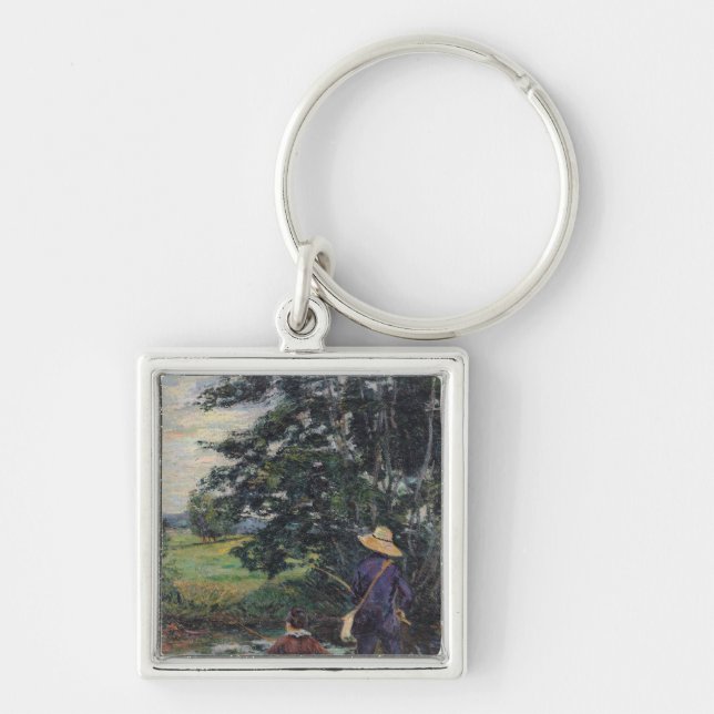 The Anglers, c.1885 Key Ring (Front)