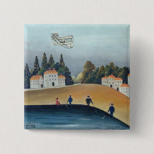 The anglers, c.1908-09 (oil on canvas) 15 cm square badge