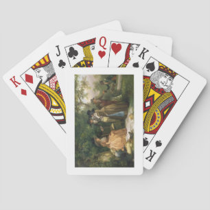 The Angler's Repast (oil on canvas) Playing Cards