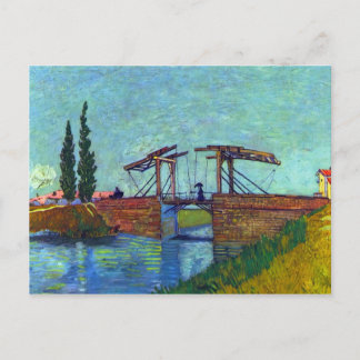 The Anglois Bridge at Arles  by Vincent van Gogh Postcard