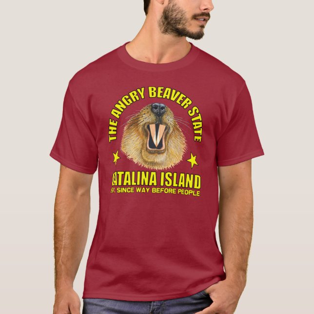 The Angry Beaver State T-Shirt (Front)