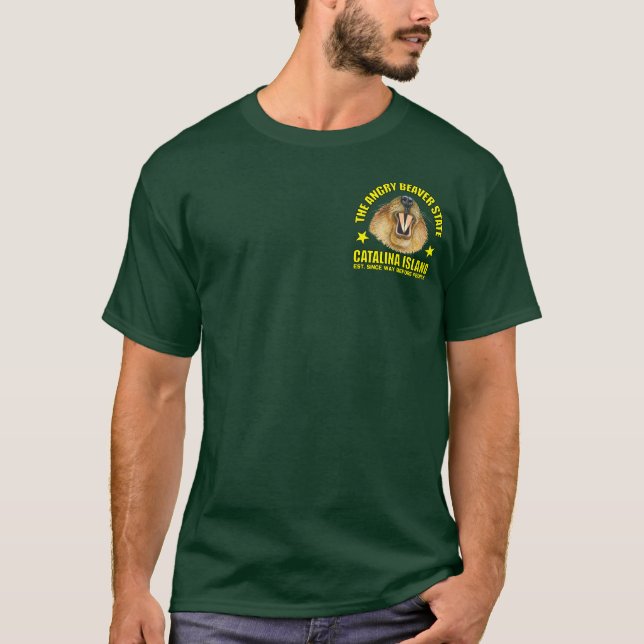 The Angry Beaver State T-Shirt (Front)