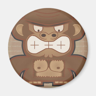 The Angry Donkey Monkey - Muted Magnet