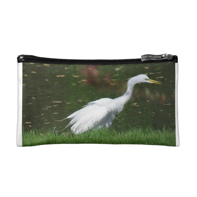 The Angry Egret Makeup Bag (Front)
