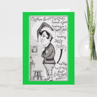 The Angry Elf Holiday Card