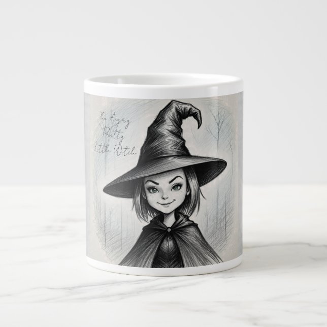 The Angry  Pretty  Little Witch  Speciality Mug (Front)