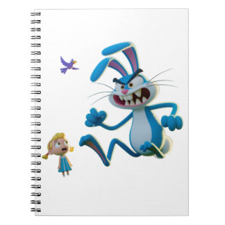 The angry rabbit  notebook