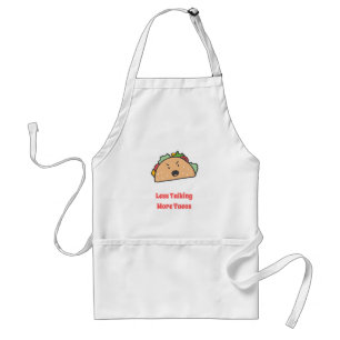 The Angry Taco Custom Less Talking More Tacos Standard Apron